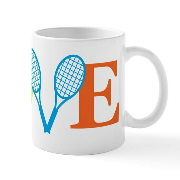 CafePress - Love Mug - 11 oz Ceramic Mug - Novelty Coffee Tea Cup