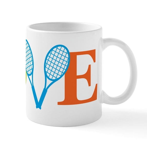 CafePress - Love Mug - 11 oz Ceramic Mug - Novelty Coffee Tea Cup