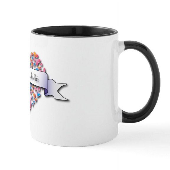CafePress - Love My Au Pair Mug - 11 oz Ceramic Mug - Novelty Coffee Tea Cup