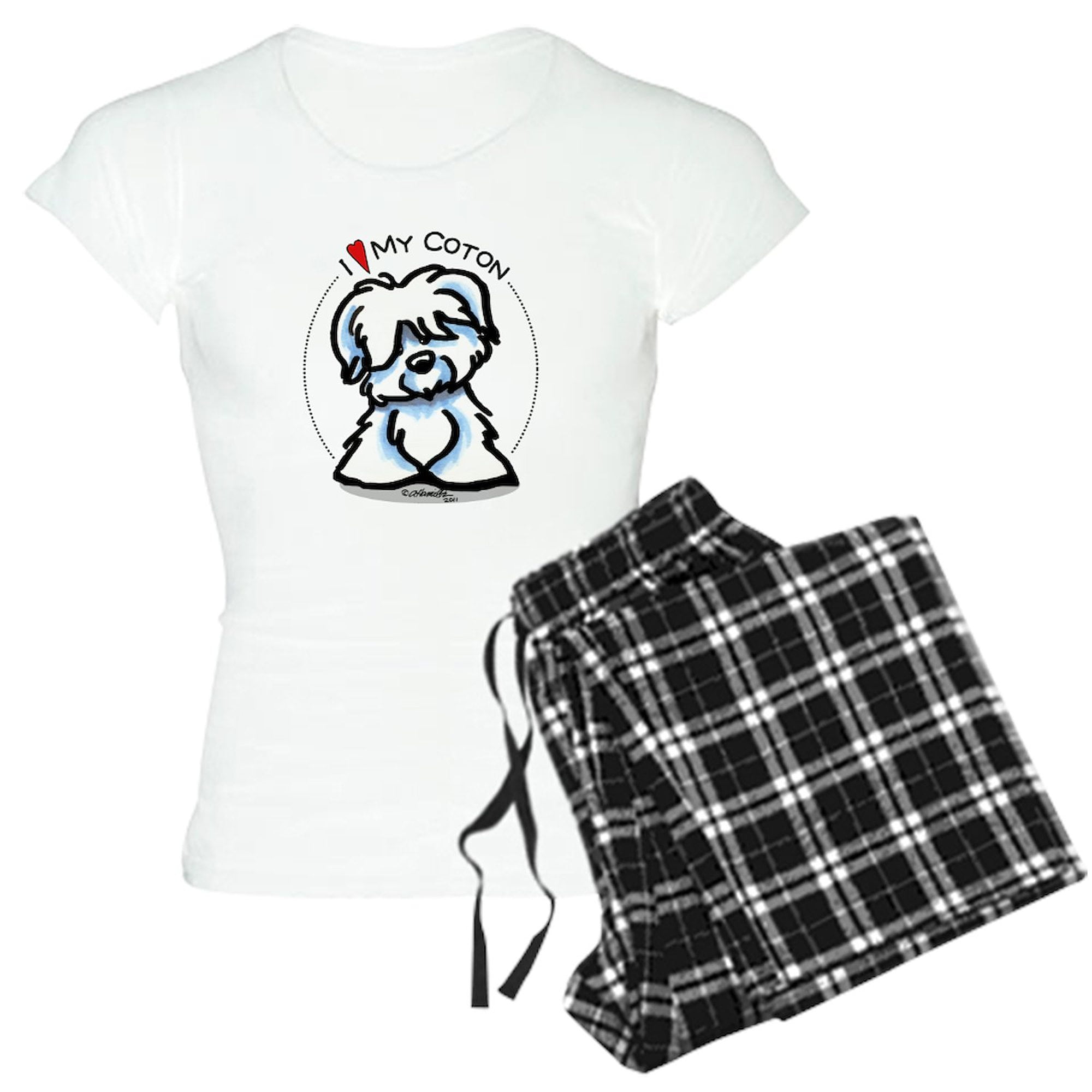 JHKKU Cute Monkey Pajama Set for Men's & Women's Soft Comfy