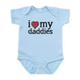 thumbnail image 1 of CafePress - Love My Daddies Body Suit - Baby Light Bodysuit, Size Newborn - 24 Months, 1 of 4