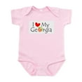 thumbnail image 1 of CafePress - Love My Georgia Peach Infant Bodysuit - Baby Light Bodysuit, Size Newborn - 24 Months, 1 of 4
