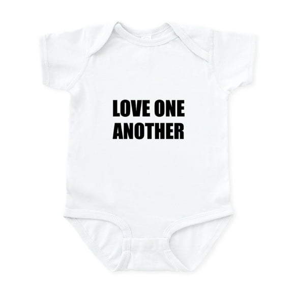 CafePress - Love One Another Body Suit - Baby Light Bodysuit, Size Newborn - 24 Months
