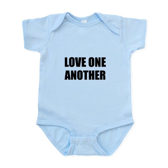 CafePress - Love One Another Body Suit - Baby Light Bodysuit, Size Newborn - 24 Months