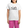 thumbnail image 1 of CafePress - Love Paris With Eiffel Tower And Red Heart Pajamas - Women's Short Sleeve Print T-Shirt and Pants Light Cotton Pajama Set, 1 of 7