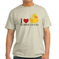 thumbnail image 1 of CafePress - Love Rubber Ducks Light T Shirt - Men's Classic Graphic T-Shirt, 1 of 4
