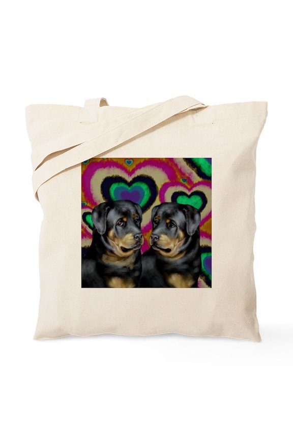 - Love Rw Tote Bag - Unisex Canvas Tote Bag, Beige, 1-Piece