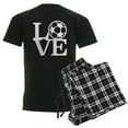 thumbnail image 1 of CafePress - Love Soccer Men's Dark Pajamas - Men's Dark Loose Fit Cotton Pajama Set, 1 of 7