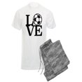thumbnail image 1 of CafePress - Love Soccer - Men's Light Pajamas, 1 of 1