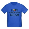 thumbnail image 1 of CafePress - Love Someone With Autism T Shirt - Dark T-Shirt Kids XS-XL, 1 of 4