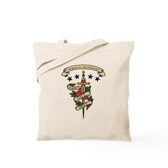 CafePress - Love Surgical Technology Tote Bag - Unisex Canvas Tote Bag, Beige, 1-Piece