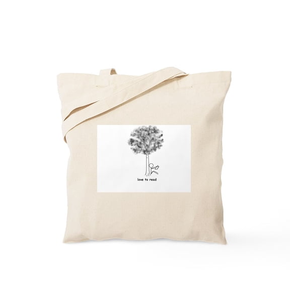 CafePress - Love To Read Tote Bag - Unisex Canvas Tote Bag, Beige, 1-Piece