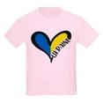 thumbnail image 1 of CafePress - Love Ukraine Heart T Shirt - Light T-Shirt Kids XS-XL, 1 of 4