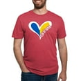 thumbnail image 1 of CafePress - Love Ukraine Heart T Shirt - Mens Tri-blend T-Shirt, 1 of 4