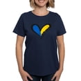 thumbnail image 1 of CafePress - Love Ukraine Heart T Shirt - Women's Traditional Fit Dark T-Shirt, 1 of 4