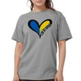 thumbnail image 1 of CafePress - Love Ukraine Heart T Shirt - Womens Comfort Colors® Shirt, 1 of 4