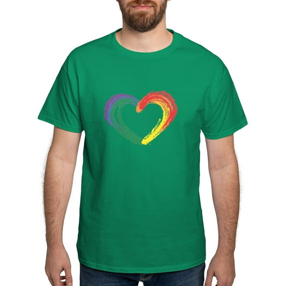 CafePress - Love Wins T Shirt - Men's Classic Graphic Cotton T-Shirt