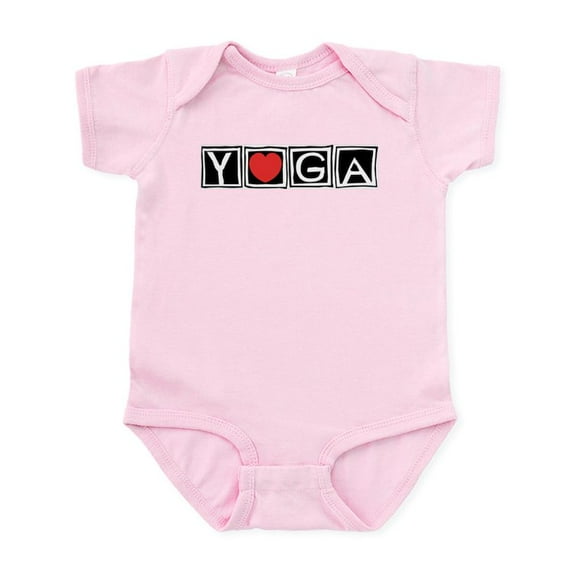 CafePress - Love Yoga Infant Bodysuit - Baby Light Bodysuit, Size Newborn - 24 Months