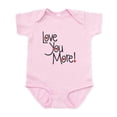 thumbnail image 1 of CafePress - Love You More! Body Suit - Baby Light Bodysuit, Size Newborn - 24 Months, 1 of 4