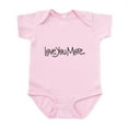thumbnail image 1 of CafePress - Love You More Body Suit - Baby Light Bodysuit, Size Newborn - 24 Months, 1 of 4