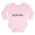 thumbnail image 1 of CafePress - Love You More Body Suit - Long Sleeve Cotton Baby Bodysuit, 1 of 4