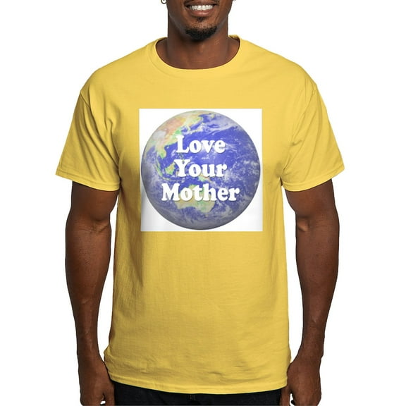 CafePress - Love Your Mother Ash Grey T Shirt - Men's Classic Graphic T-Shirt