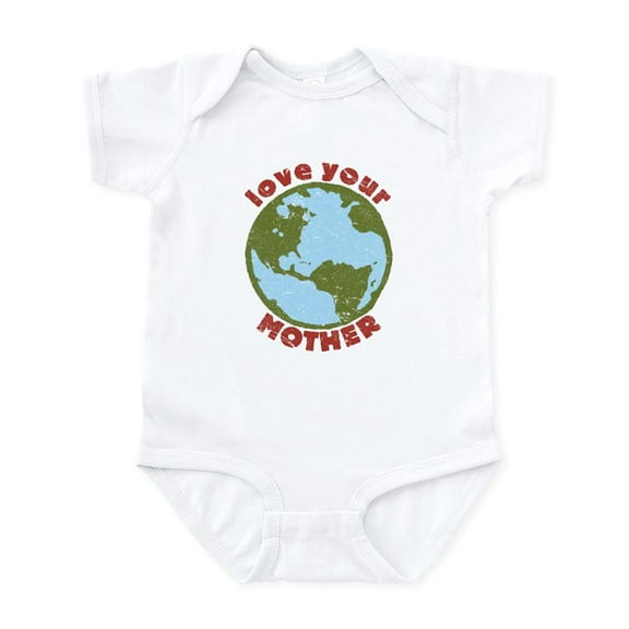 CafePress - Love Your Mother Infant Bodysuit - Baby Light Bodysuit, Size Newborn - 24 Months