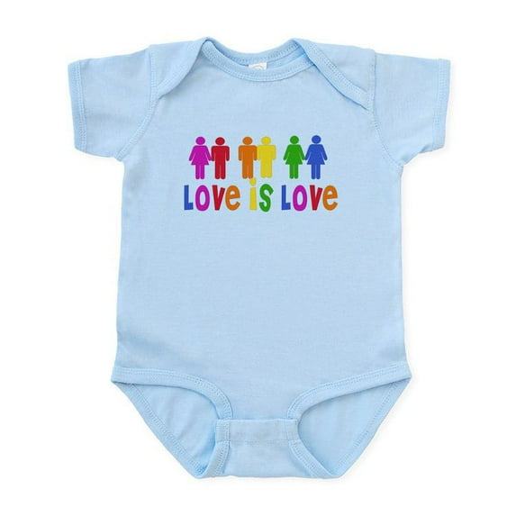 CafePress - Love46 Body Suit - Baby Light Bodysuit, Size Newborn - 24 Months