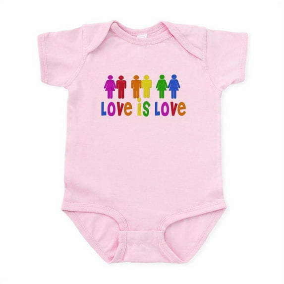 CafePress - Love46 Body Suit - Baby Light Bodysuit, Size Newborn - 24 Months