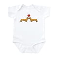 thumbnail image 1 of CafePress - Loveable Dachshunds Baby Light Bodysuit - Baby Light Bodysuit, Size Newborn - 24 Months, 1 of 4