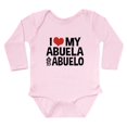 thumbnail image 1 of CafePress - Loveabuelaand Body Suit - Long Sleeve Cotton Baby Bodysuit, 1 of 4