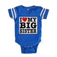 thumbnail image 1 of CafePress - Lovebigsister - Cute Infant Baby Football Bodysuit, 1 of 3