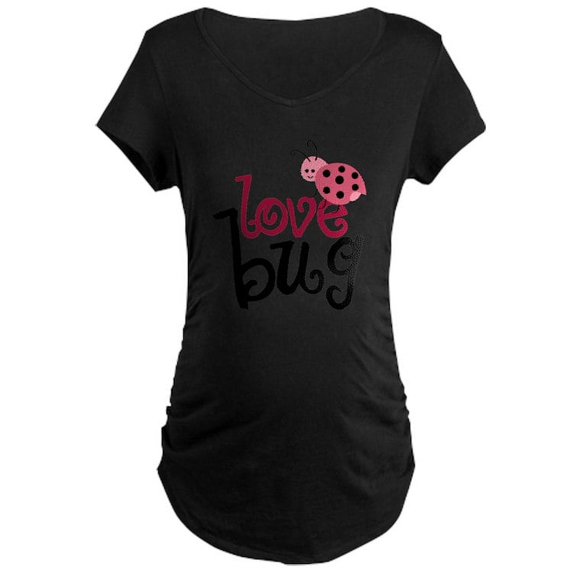 CafePress - Lovebug Maternity Dark T Shirt - Maternity Dark T-Shirt