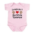 thumbnail image 1 of CafePress - Loved By A Boston Terrier Infant Bodysuit - Baby Light Bodysuit, Size Newborn - 24 Months, 1 of 4