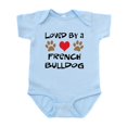 thumbnail image 1 of CafePress - Loved By A French Bulldog Infant Bodysuit - Baby Light Bodysuit, Size Newborn - 24 Months, 1 of 4