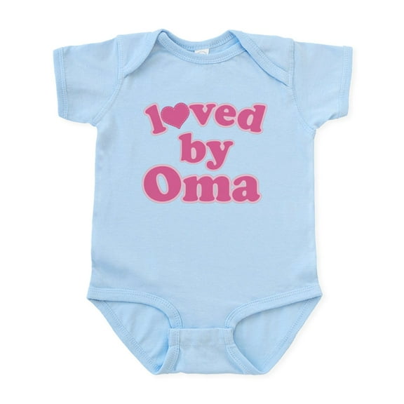 CafePress - Loved By Oma Infant Bodysuit - Baby Light Bodysuit, Size Newborn - 24 Months