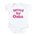 thumbnail image 1 of CafePress - Loved By Oma Infant Bodysuit - Baby Light Bodysuit, Size Newborn - 24 Months, 1 of 4