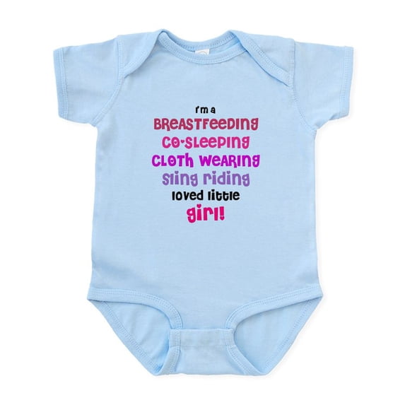 CafePress - Loved Little Girl Infant Bodysuit - Baby Light Bodysuit, Size Newborn - 24 Months
