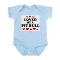thumbnail image 1 of CafePress - Loved: Pit Bull Infant Bodysuit - Baby Light Bodysuit, Size Newborn - 24 Months, 1 of 4