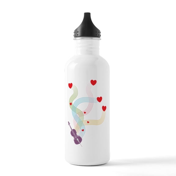 CafePress - Lovely Cello Stainless Water Bottle 1 - Stainless Steel Water Bottle, Sports Bottle, 1.0L