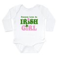 thumbnail image 1 of CafePress - Loves An Irish Girl Long Sleeve Infant Bodysuit - Long Sleeve Cotton Baby Bodysuit, 1 of 4