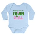 thumbnail image 1 of CafePress - Loves An Irish Girl Long Sleeve Infant Bodysuit - Long Sleeve Cotton Baby Bodysuit, 1 of 4