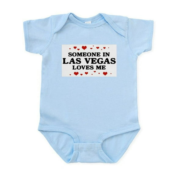 CafePress - Loves Me In Las Vegas Infant Bodysuit - Baby Light Bodysuit, Size Newborn - 24 Months