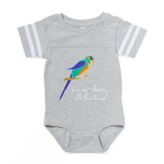 CafePress - Lovey Dovey - Cute Infant Baby Football Bodysuit