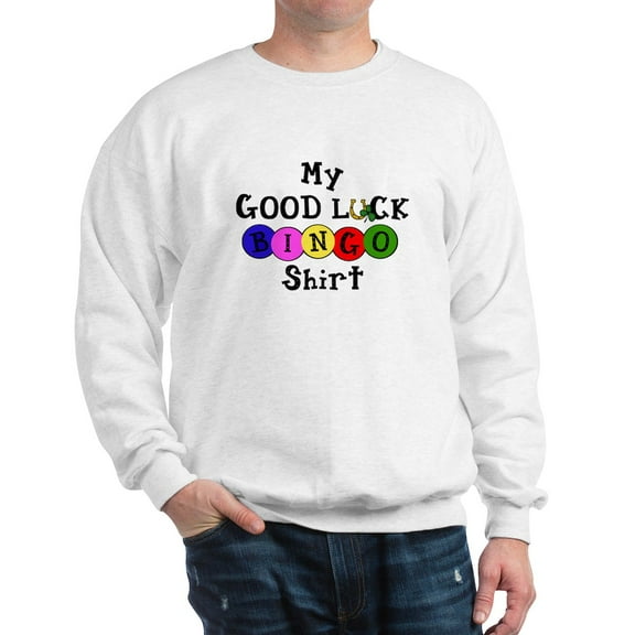 CafePress - Lucky BINGO Sweatshirt - Crew Neck Sweatshirt