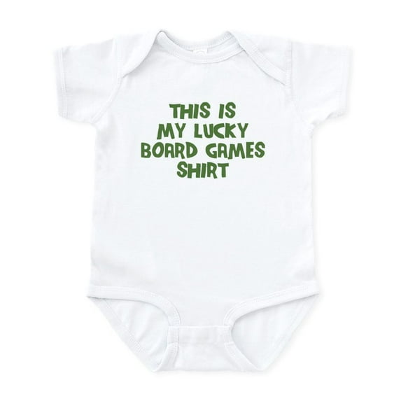 CafePress - Lucky Board Games Infant Bodysuit - Baby Light Bodysuit, Size Newborn - 24 Months