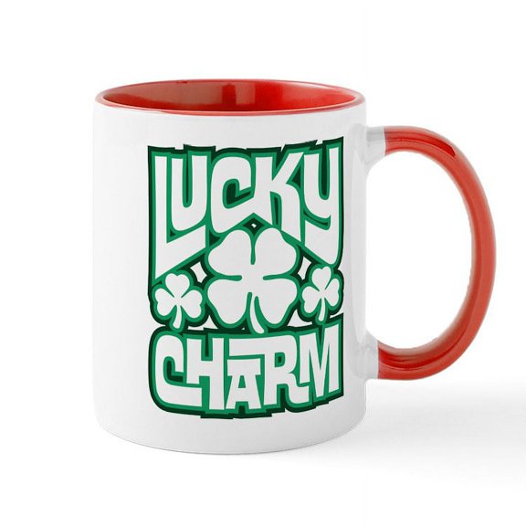 CafePress - Lucky Charm Mugs - 11 oz Ceramic Mug - Novelty Coffee Tea Cup