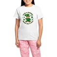 thumbnail image 1 of CafePress - Lucky & Charming Kids Women's Light Pajamas - Women's Short Sleeve Print T-Shirt and Pants Light Cotton Pajama Set, 1 of 7