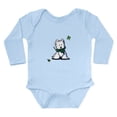 thumbnail image 1 of CafePress - Lucky Clover Westie Long Sleeve Infant Bodysuit - Long Sleeve Cotton Baby Bodysuit, 1 of 4
