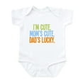 thumbnail image 1 of CafePress - Lucky Dad! Infant Bodysuit - Baby Light Bodysuit, Size Newborn - 24 Months, 1 of 4